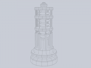Sci fi lamp 3D Model
