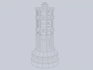 Sci fi lamp 3D Model