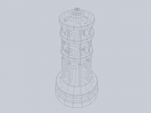Sci fi lamp 3D Model