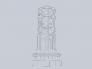 Sci fi lamp 3D Model