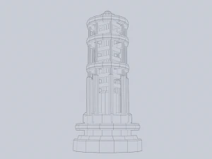 Sci fi lamp 3D Model