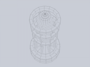 Sci fi lamp 3D Model