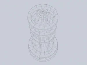 Sci fi lamp 3D Model
