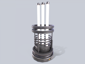 Sci fi lamp 3D मॉडल
