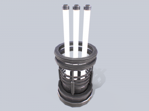 Sci fi lamp 3Dモデル
