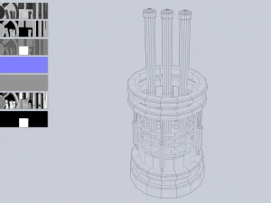 Lampada di fantascienza Modello 3D