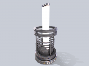 Sci fi lamp 3Dモデル