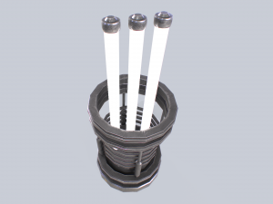 Sci fi lamp 3Dモデル