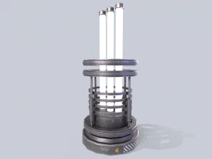 Lampada di fantascienza Modello 3D