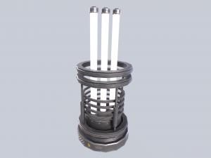 Sci fi lamp 3Dモデル
