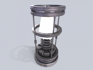 Sci fi lamp 3D Модель