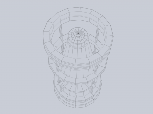 Sci fi lamp 3D Модель