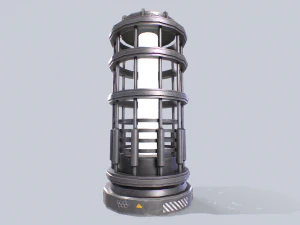 Lampe de science-fiction Modèle 3D