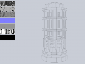Sci fi lamp 3D Модель