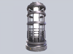 Sci fi lamp 3D Модель