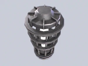 Lampe de science-fiction Modèle 3D