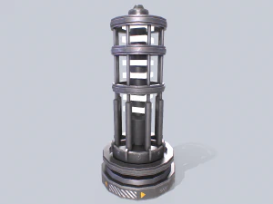 Cole&ccedil;&atilde;o de l&acirc;mpadas de fic&ccedil;&atilde;o cient&iacute;fica Modelo 3D