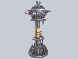 Nuclear reactor 3D-Modell