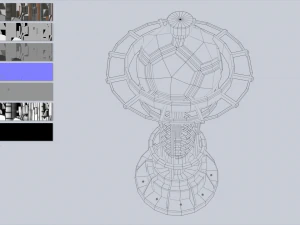 Nuclear reactor 3D Model