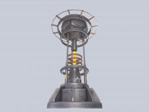Nuclear reactor Modello 3D