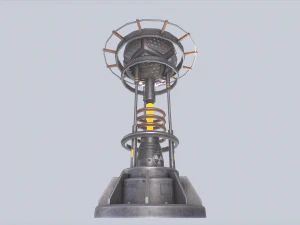 Nuclear reactor 3D Model