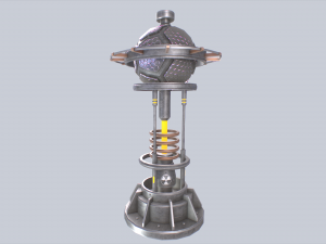 Nuclear reactor Modello 3D