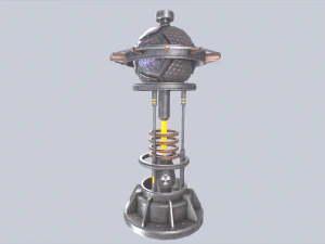 Nuclear reactor 3D Model