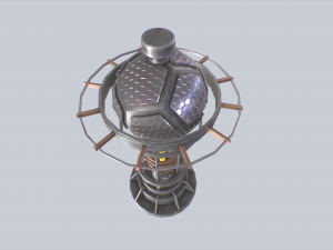 Nuclear reactor Modello 3D