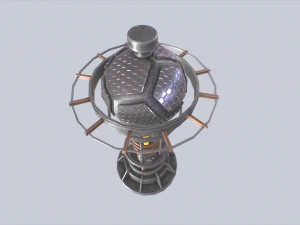 Nuclear reactor 3D Model