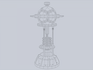 Nuclear reactor Modello 3D