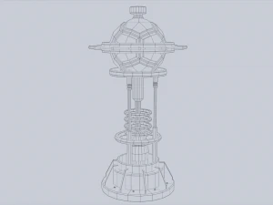 Nuclear reactor 3D Model