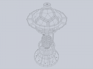 Nuclear reactor Modello 3D