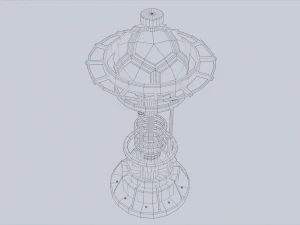 Nuclear reactor 3D Model
