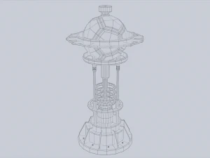 Nuclear reactor 3D Model