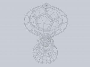 Nuclear reactor Modello 3D