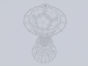 Nuclear reactor 3D Model