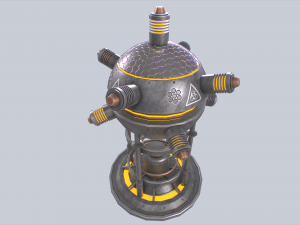 Nuclear reactor Modèle 3D