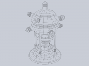 Nuclear reactor Modèle 3D