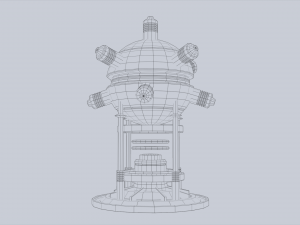 Nuclear reactor Modèle 3D