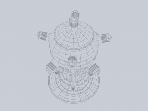 Nuclear reactor Modèle 3D