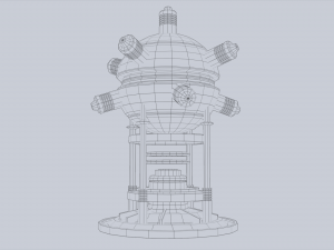 Nuclear reactor Modèle 3D