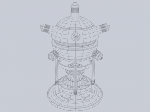 Nuclear reactor Modèle 3D