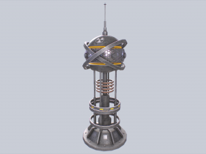 Nuclear reactor 3D-Modell
