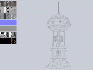Nuclear reactor 3D Model