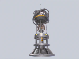 Nuclear reactor 3D Model
