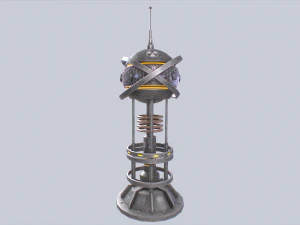 Nuclear reactor 3D Model
