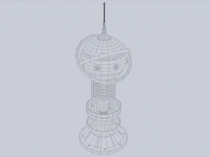 Nuclear reactor 3D Model