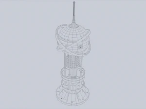 Nuclear reactor 3D Model