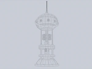 Nuclear reactor 3D Model