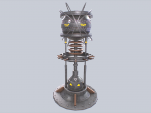 Nuclear reactor 3D-Modell